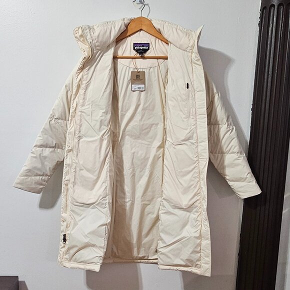 Patagonia Down With It Parka - Natural - Women's Size S - 28442 - Picture 4 of 9